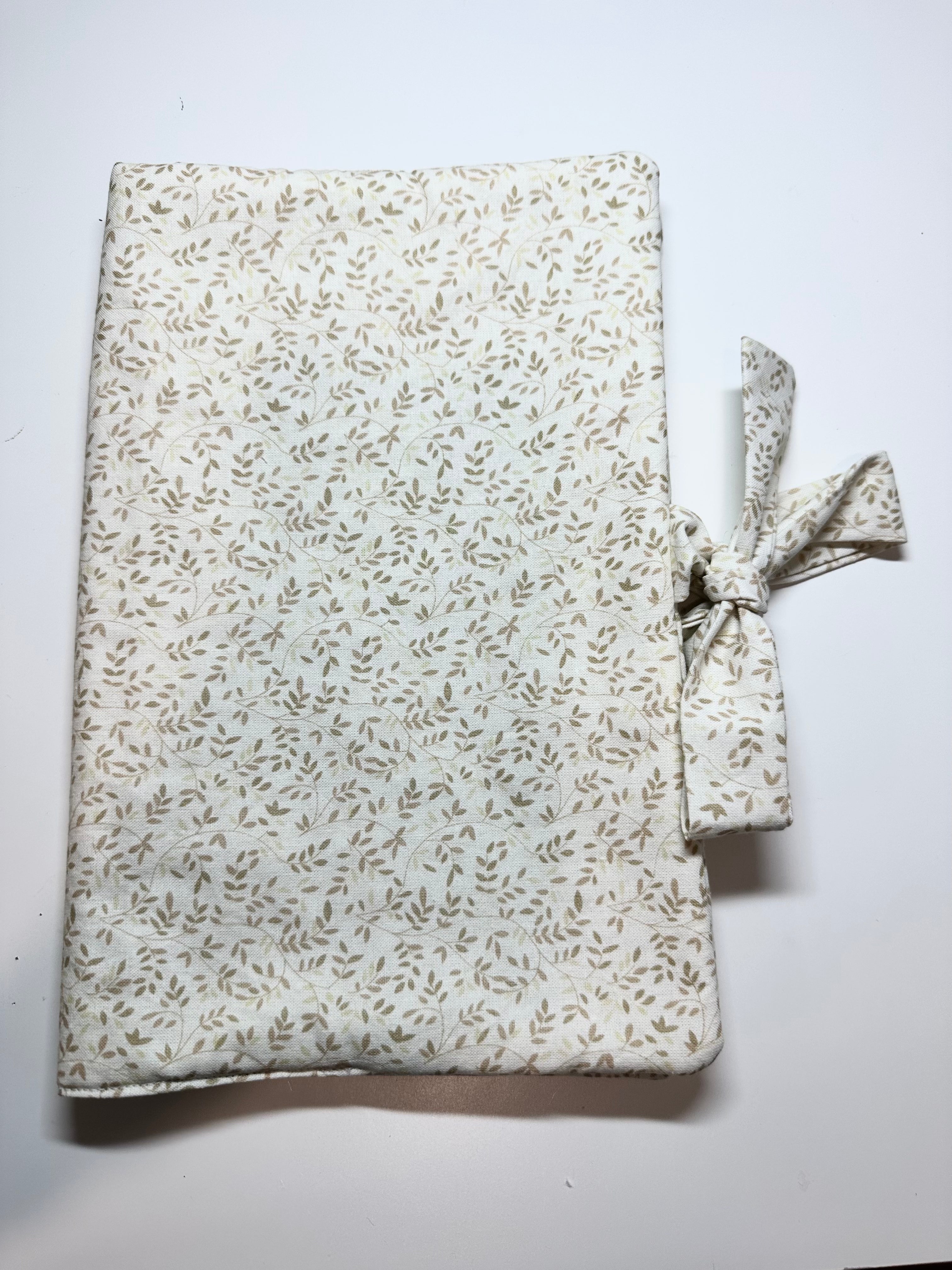 Neutral Cotton Hand-Sewn Diaper Clutch